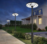 4500W Solar Outdoor Light Round 360° Wide Angle UFO Garden Pole And Wall Street Lights with Remote