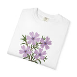 Moss Phlox Garden Flower T-Shirt - "Phlox Subulata" & "Sweet Dreams" Design