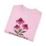 Echinacea - Strength - Healing T-Shirt - Unisex Garment-Dyed Tee