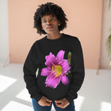 Pink Daylily Floral Sweatshirt