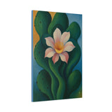O’Keeffe Inspired Cactus with Blooming Desert Flower