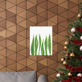 Snake Plant Botanical Print – Unframed Wall Art