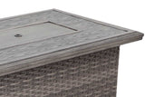 Tenaya 4-Piece Firepit Set with Swivel Rocking Chairs