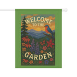 Appalachian Garden Welcome Banner – “Wildflowers & Bluebirds” - Floral Outdoor Decor, Gardening Gift, Home & Patio Decor