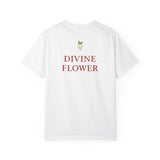 Dianthus Floral T-Shirt | Flower of the Gods Design | Unisex Garment-Dyed Tee