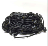 48Ft Pro Vintage Edition Plug-In Outdoor Heavy Quality 40W Commercial String Lights-15 Bulbs