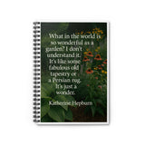 A Garden Is a Wonder, Katharine Hepburn Quote Journal