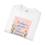 Believe in Tomorrow Tee – Audrey’s Garden Dream