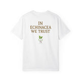 Echinacea - Strength - Healing T-Shirt - Unisex Garment-Dyed Tee