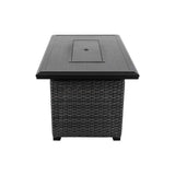 Lassen Square Firepit Table