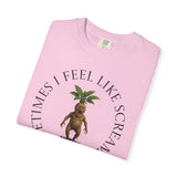 Screaming Mandrake Root T-Shirt – Mythical Plant Folklore Graphic Tee