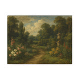 Gainsborough Inspired Garden Landscape with Winding Path and Stone Urn