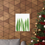 Snake Plant Botanical Print – Unframed Wall Art