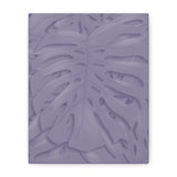 Violet Monstera Canvas Print – Botanical Wall Art