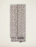 Fennco Styles Leopard Print Ultra-Soft Throw Blanket 50" W x 60" L - Beige Wild Cozy Blanket for Indoor Outdoor Use, Couch, Bedroom, Living Room, Office Décor