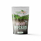 Package of PlantFoods Root Ruckus compost on a white background