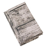 Fennco Styles Country Wood Grain Design Cotton Tablecloth - Natural Table Cover for Everyday Use, Banquets, Holiday Gathering and Outdoor Events