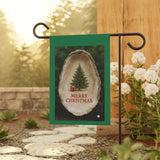 Merry Christmas, Oyster Shell Garden Banner