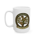Hawthorn – Tree of the Fair Folk Celtic Ceramic Mug (11oz, 15oz)