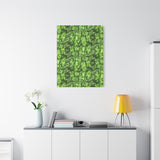 Aglaonema Pictum Canvas Print – Botanical Wall Art