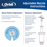 15-ft. Adjustable Pattern Spray Sprinkler Nozzle 53584
