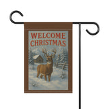 Welcome Christmas, Buck Deer Garden Banner