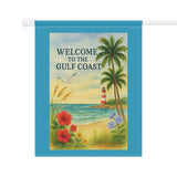 Welcome to the Gulf Coast – Where Sunshine Meets the Sea - Beach Decor, Patio Sign, Outdoor Decoration, Gulf Coast Theme