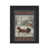 Welcome Christmas, Americana Garden Banner
