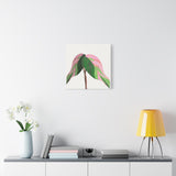 Pink Princess Philodendron Canvas Print – Botanical Wall Art