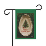 Merry Christmas, Oyster Shell Garden Banner