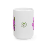 Pink Daylily Mug  (11oz, 15oz) – Bloom with Every Sip