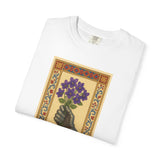 Chivalry with Violets T-shirt: Timeless Gift for Kind Souls