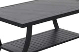Jarvis 2-Piece Aluminum Sofa Set with Coffee Table