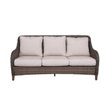 Mitchell 4-Piece Wicker Sofa Set with Swivel Rocking Chairs