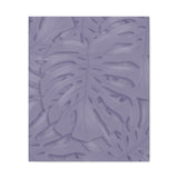 Violet Monstera Canvas Print – Botanical Wall Art