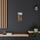 Blooming Above the City, A Rooftop Garden Oasis in New York, Urban Gardening Canvas Print