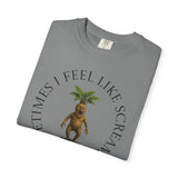 Screaming Mandrake Root T-Shirt – Mythical Plant Folklore Graphic Tee