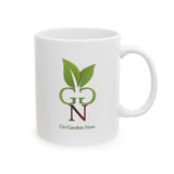 Coreopsis Floral Design Inspirational Ceramic Mug, Motivational Quote Mug
