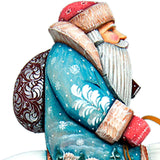 Polar Bear Santa Christmas Outdoor Scene by G. DeBrekht - Christmas Santa Snowman Decor - 8116382F
