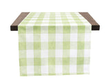 Fennco Styles Country Buffalo Check Soft Tablecloth - Classic Check Table Linen for Everyday Use, Family Gathering, Indoor Outdoor Parties and Special Occasion