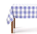 Fennco Styles Country Buffalo Check Soft Tablecloth - Classic Check Table Linen for Everyday Use, Family Gathering, Indoor Outdoor Parties and Special Occasion