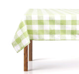 Fennco Styles Country Buffalo Check Soft Tablecloth - Classic Check Table Linen for Everyday Use, Family Gathering, Indoor Outdoor Parties and Special Occasion