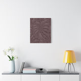 Merlot Monstera Canvas Print – Botanical Wall Art