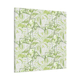 Snow Queen Pothos Pattern Canvas Print – Botanical Wall Art
