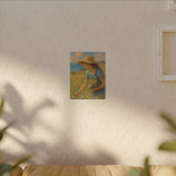 Seaside Wildflower Gathering, Impressionist Style Wall Art