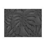 Charcoal Monstera Canvas Print – Botanical Wall Art