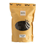 Yellow bag of worm castings with 'Revival' branding on a white background