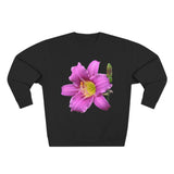Pink Daylily Floral Sweatshirt