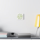 Snow Queen Pothos Canvas Print – Botanical Wall Art