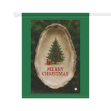 Merry Christmas, Oyster Shell Garden Banner